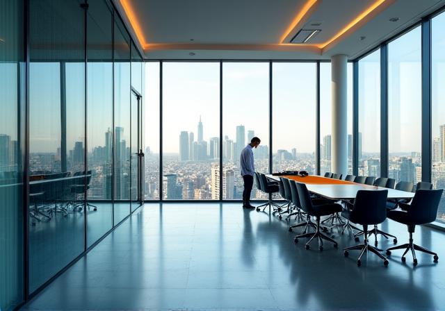 Arid Apex modern corporate office environment in the UK